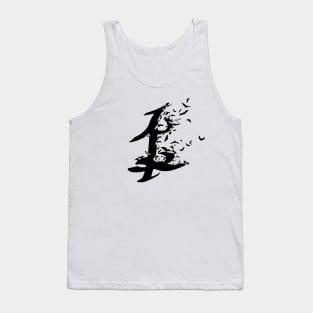 Shadowhunters rune / The mortal instruments - parabatai rune with bats (black) - friends / friendship - Mundane gift idea Tank Top